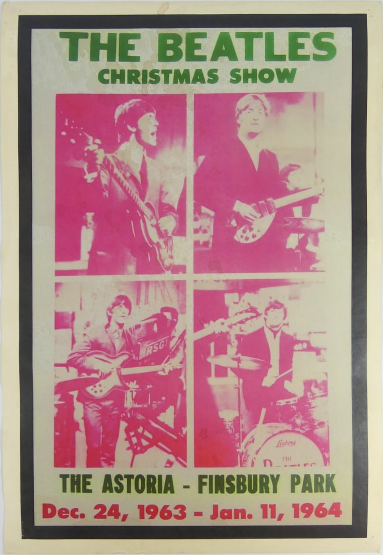 THE BEATLES CHRISTMAS SHOW LOBBY CARD (1 of 6)
