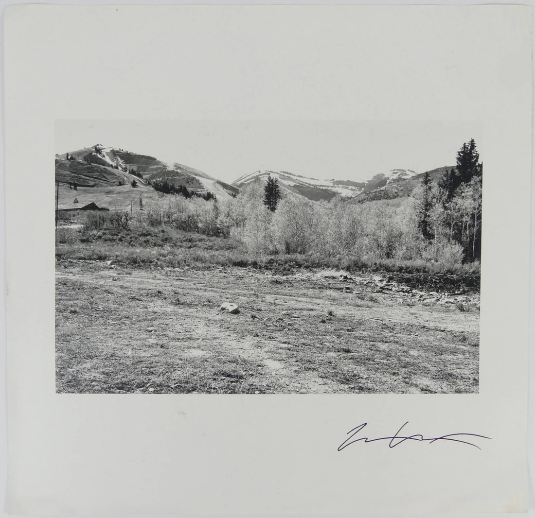 LEWIS BALTZ 'PARK CITY' SIGNED PHOTO-LITHO: Lewis Baltz photo litho of Park City. Signed in pen lower right. Sheet measures 10 1/2" x 10 1/2".
