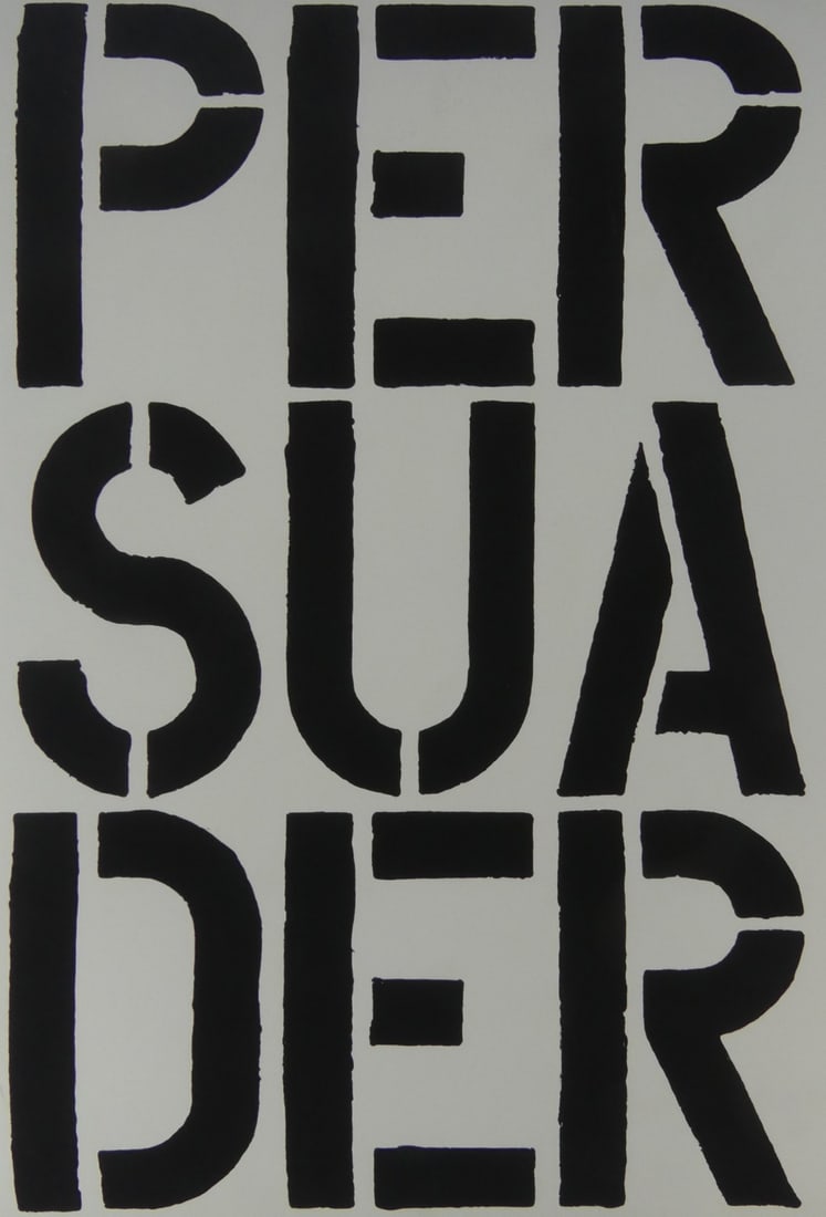 CHRISTOPHER WOOL 'PERSUADER' OFFSET LITHOGRAPH - 2