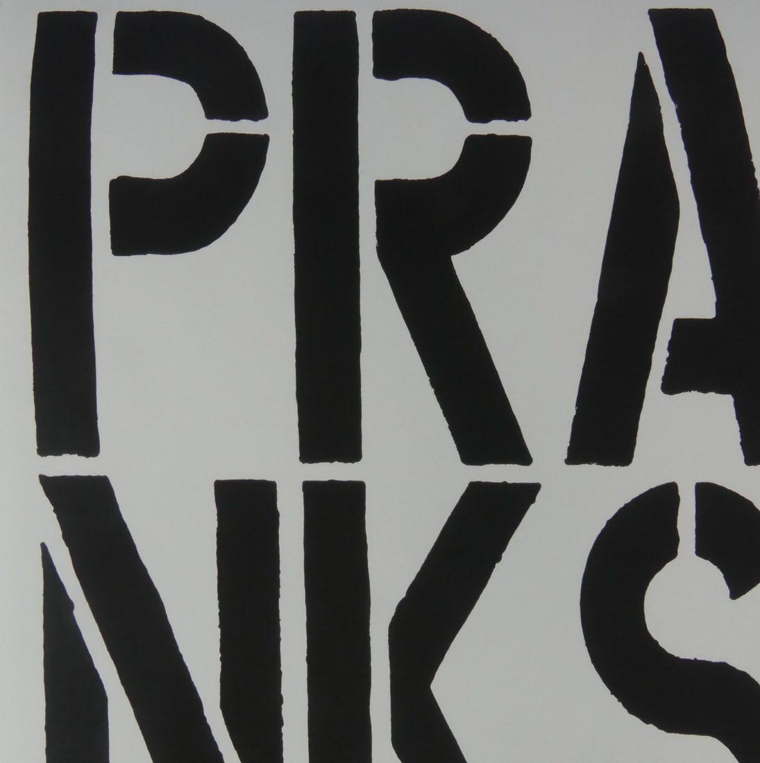 CHRISTOPHER WOOL 'PRANKSTER' OFFSET LITHOGRAPH - 3