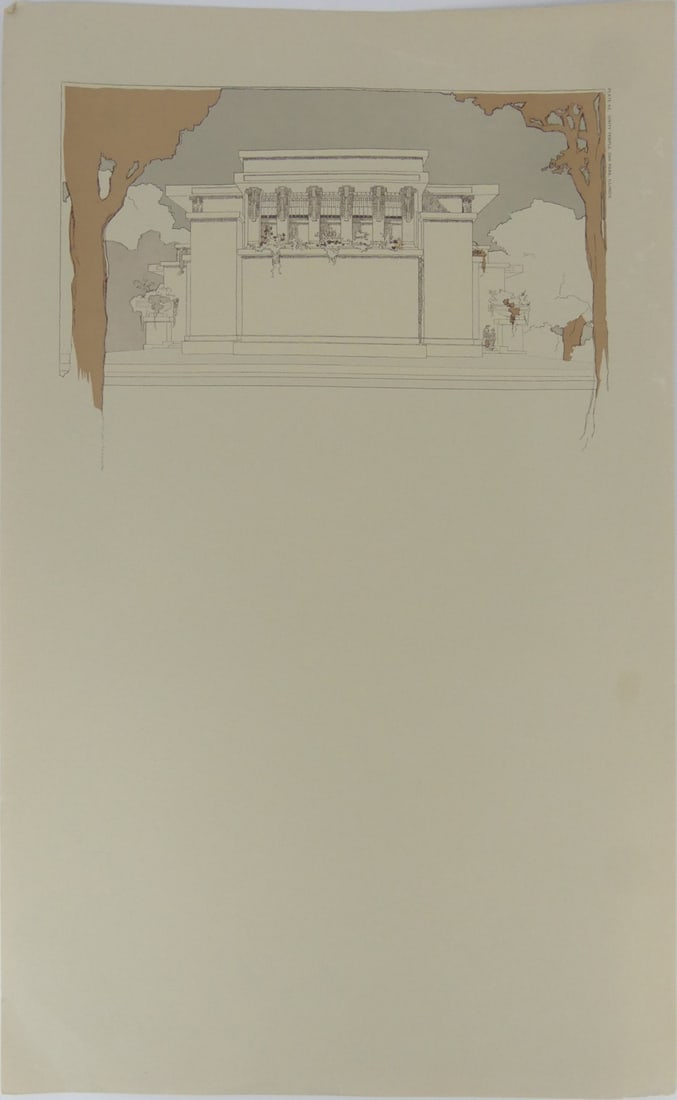 FRANK LLOYD WRIGHT 'UNITY TEMPLE' (1 of 6)