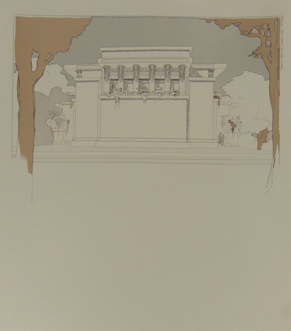 FRANK LLOYD WRIGHT 'UNITY TEMPLE' - 2