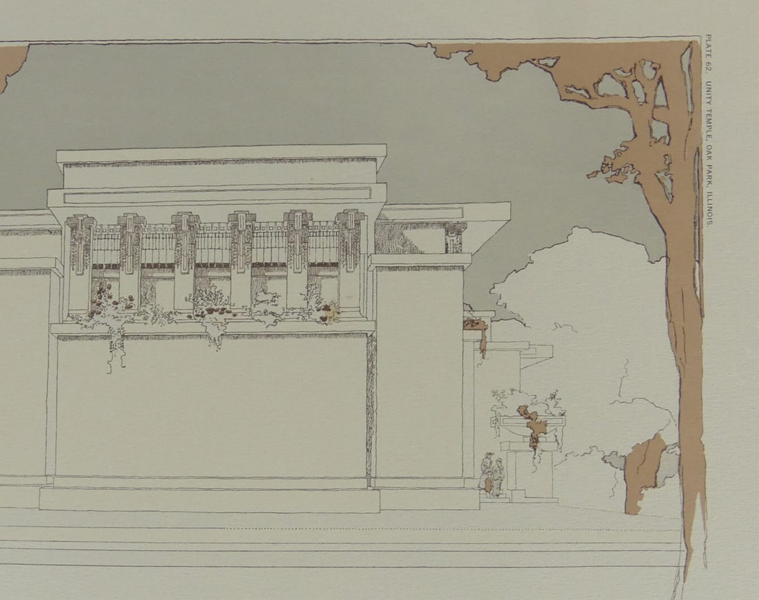 FRANK LLOYD WRIGHT 'UNITY TEMPLE' - 3