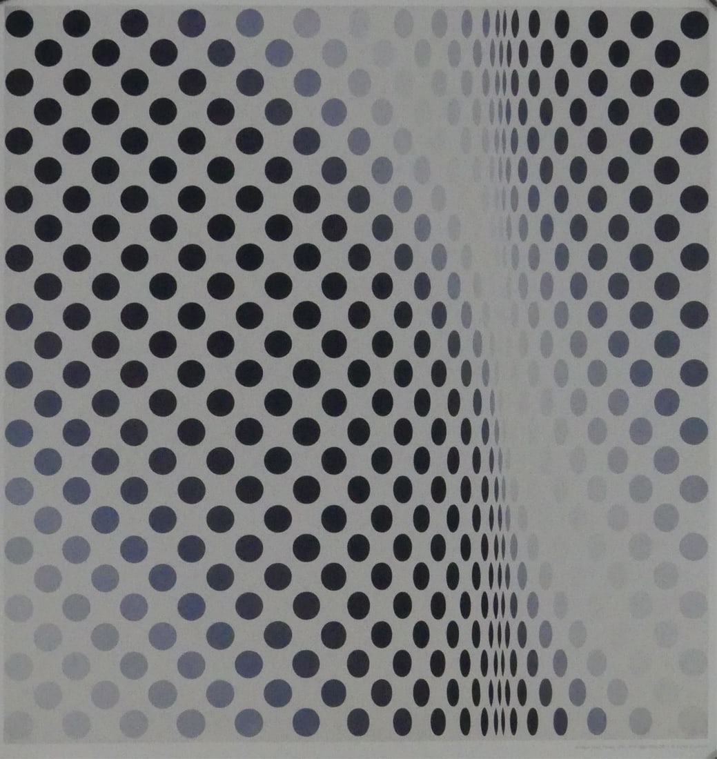 BRIDGET RILEY 'PAUSE' LITHOGRAPH (1 of 5)