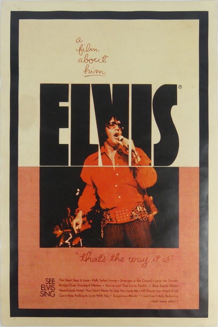 ELVIS PRESLEY THAT'S THE WAY IT IS LOBBY CARD (1 of 5)