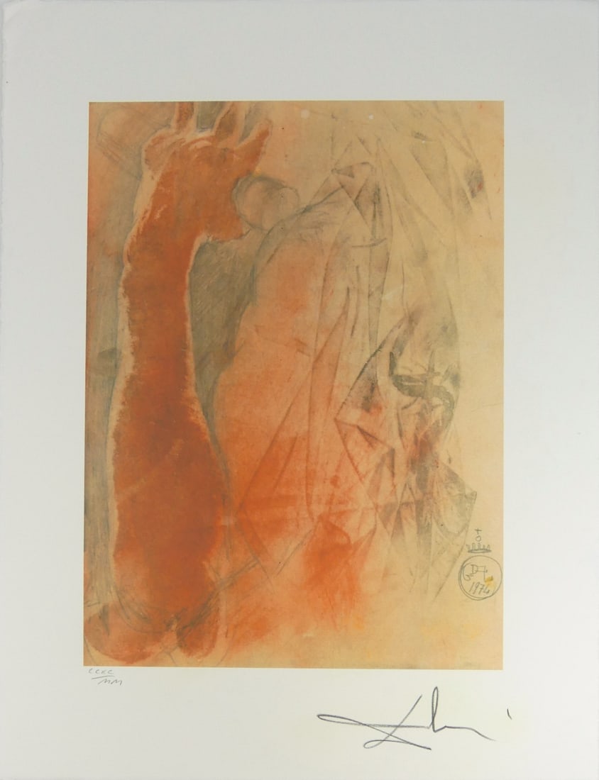 SALVADOR DALI 'UNTITLED' LITHOGRAPH (1 of 7)