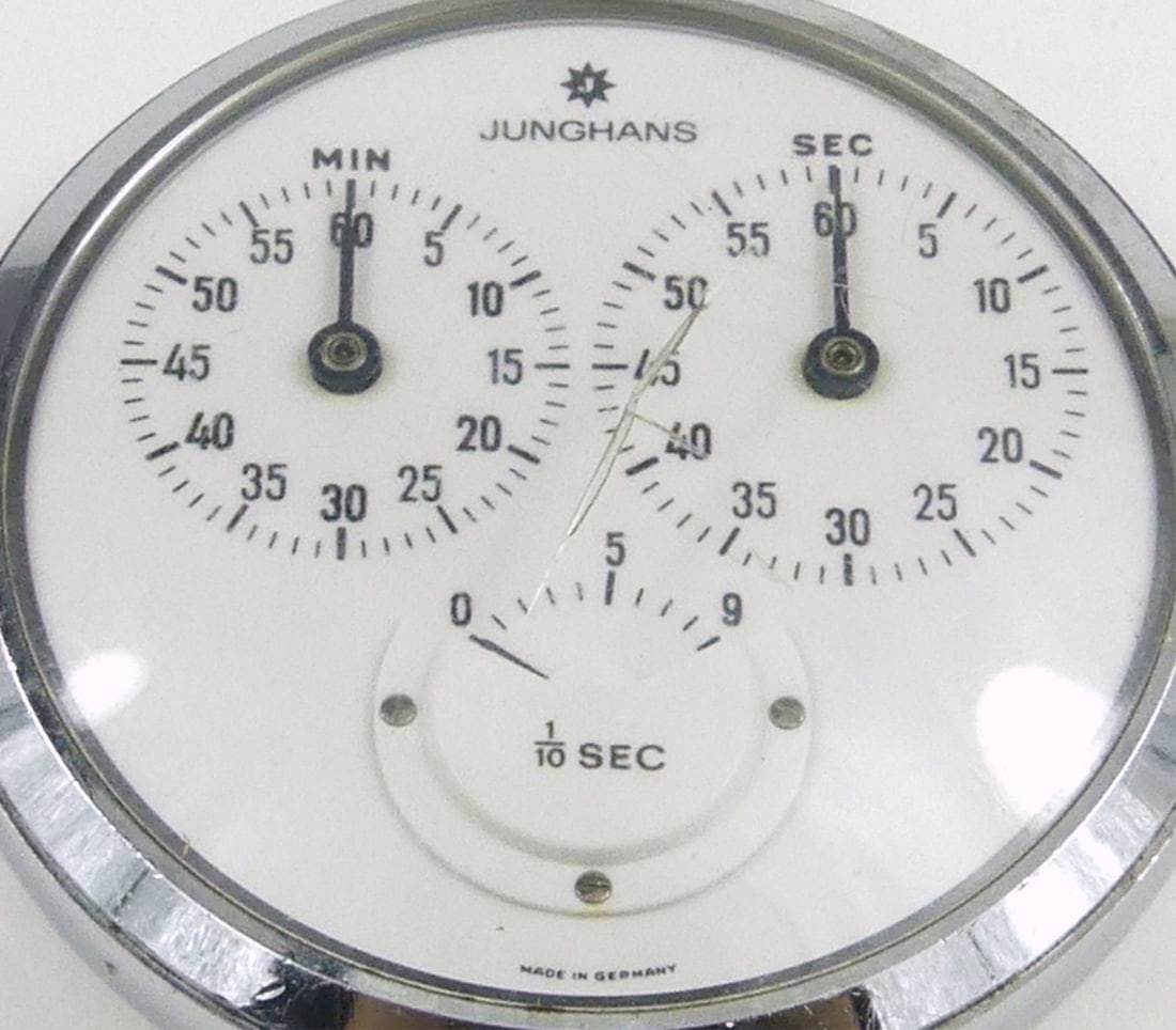 JUNGHANS 1/10 SECOND MECHANICAL STOPWATCH - 2