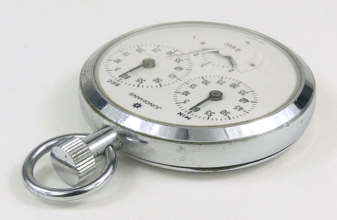 JUNGHANS 1/10 SECOND MECHANICAL STOPWATCH - 3
