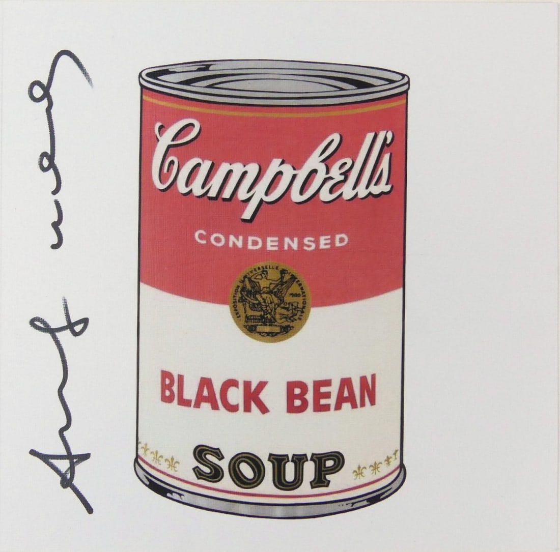 ANDY WARHOL 'CAMPBELL'S SOUP' SIGNED INVITATION (1 of 6)