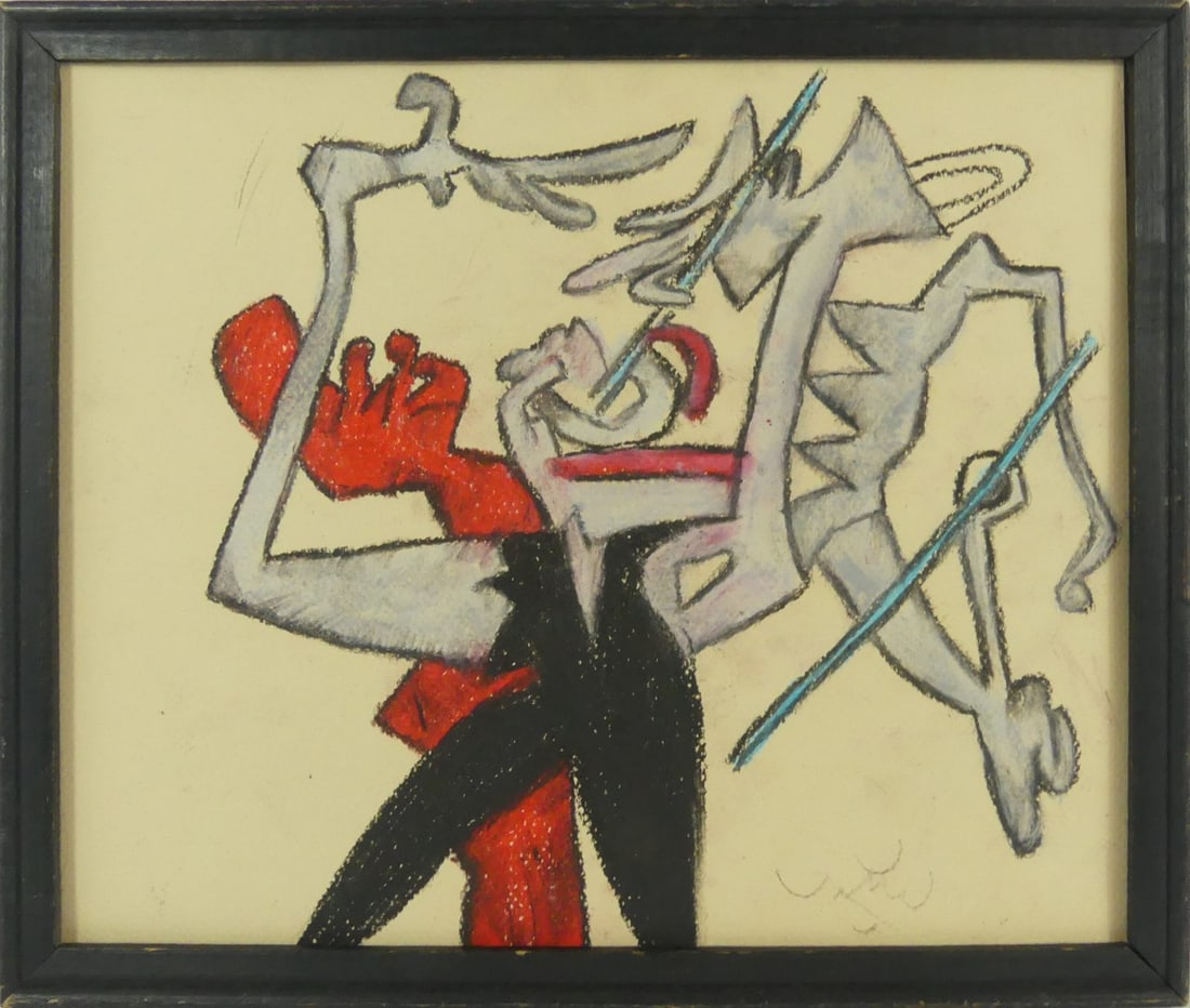 ROBERTO MATTA 'SOLO SOLTI SOLTISSIMO' PASTEL (1 of 7)