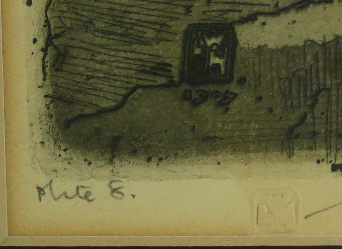 WILLIAM LEE HANKEY DRYPOINT ETCHING - 4