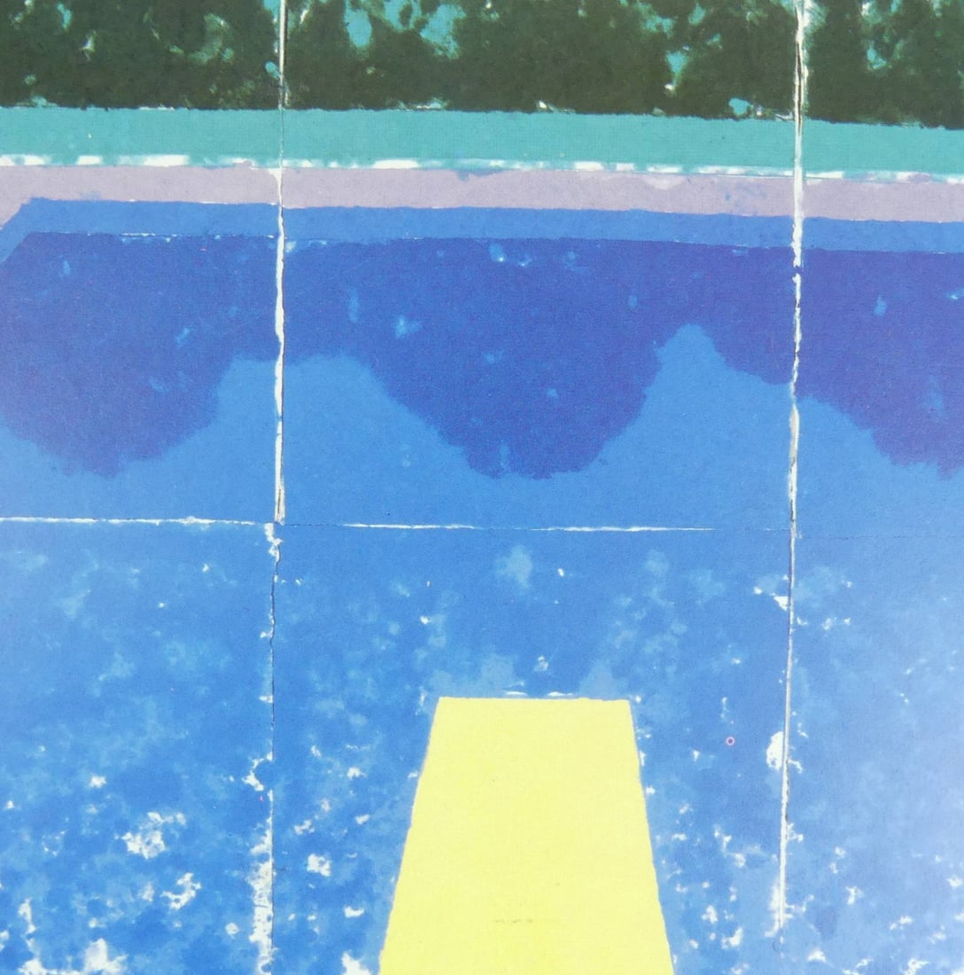 DAVID HOCKNEY 'PAPER POOL' OFFSET LITHOGRAPH - 3