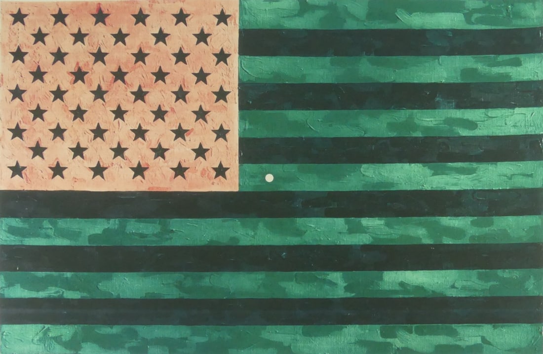 JASPER JOHNS 'FLAG (MORATORIUM)' - 2