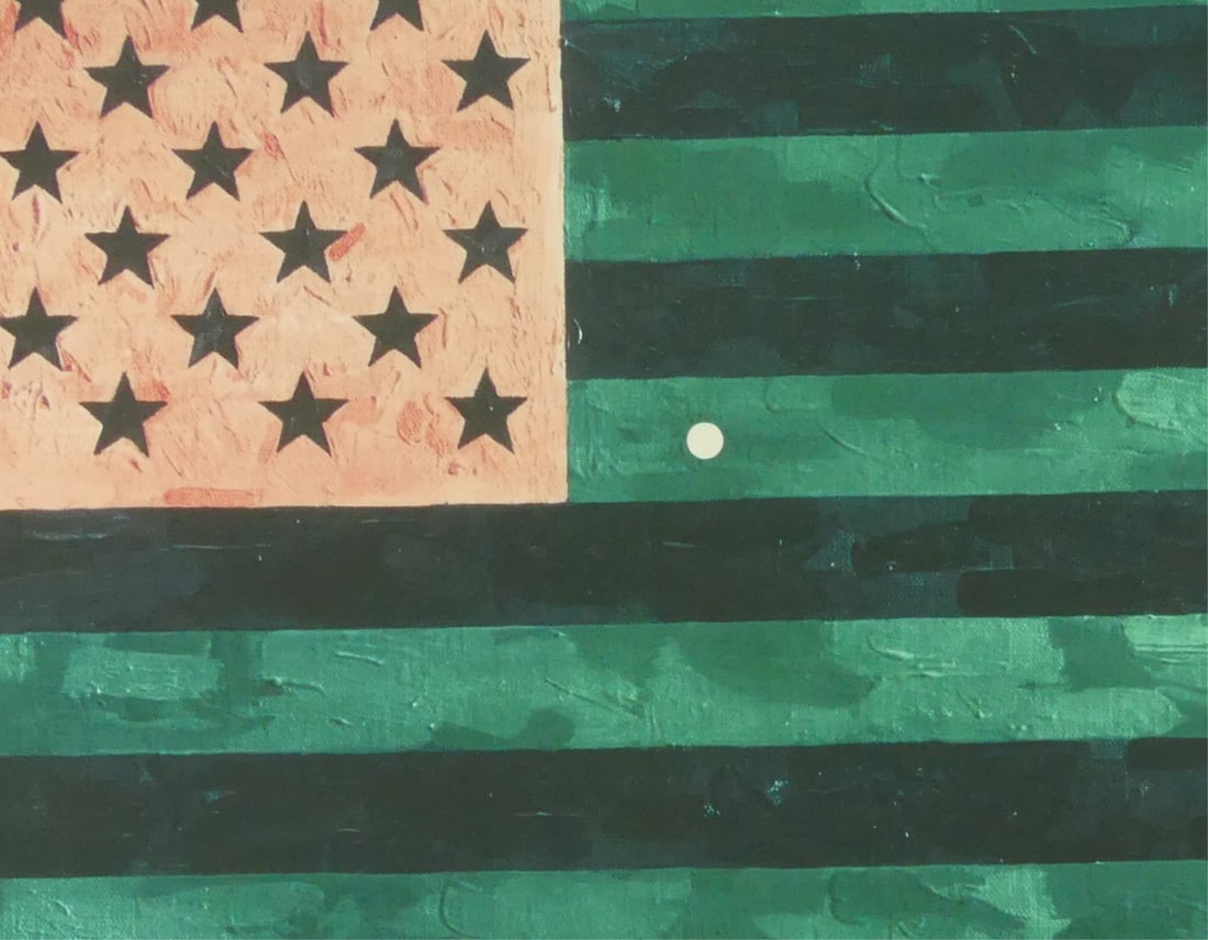 JASPER JOHNS 'FLAG (MORATORIUM)' - 3