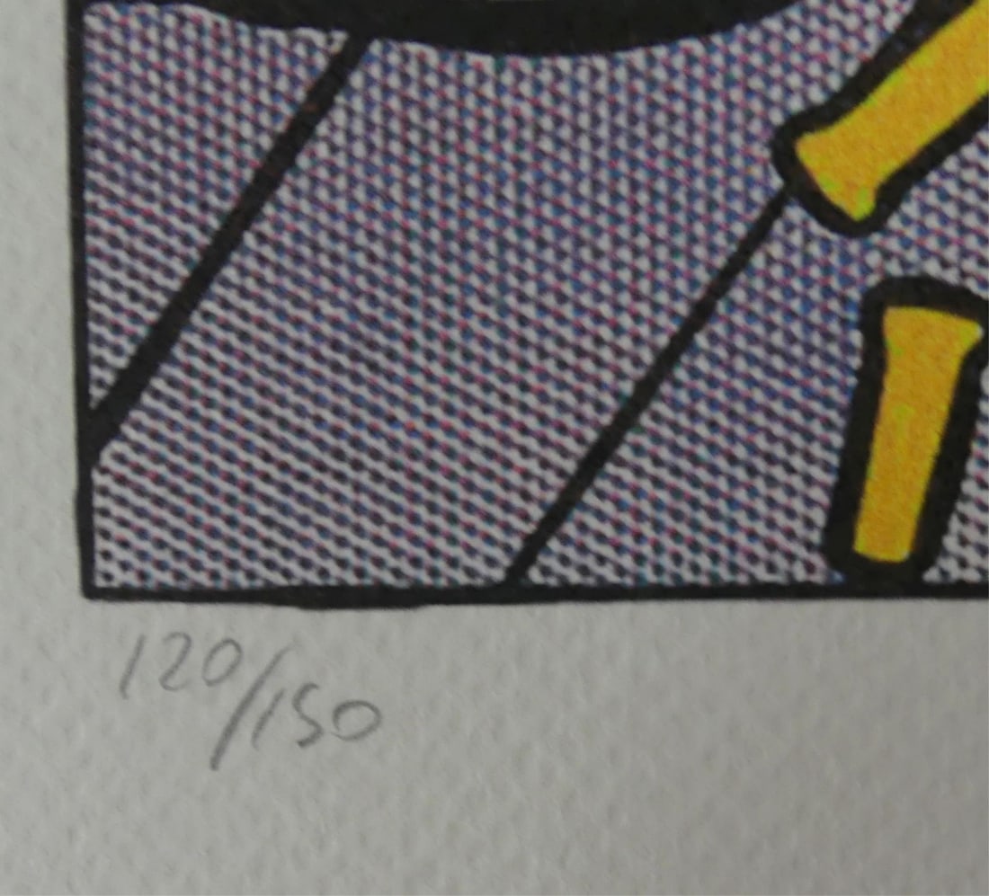 ROY LICHTENSTEIN 'THE ENEMY WOULD HAVE...' LITHO - 4