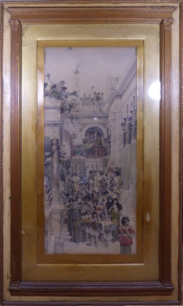 SIR LAWERENCE ALMA-TADEMA "SPRING" PHOTOGRAVURE (1 of 7)