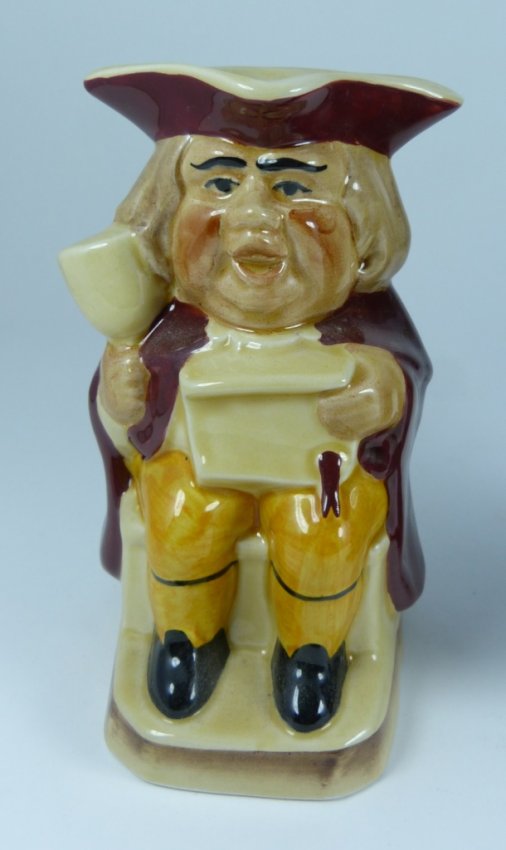 TWO VINTAGE ENGLISH PORCELAIN TOBY MUGS Lot 249