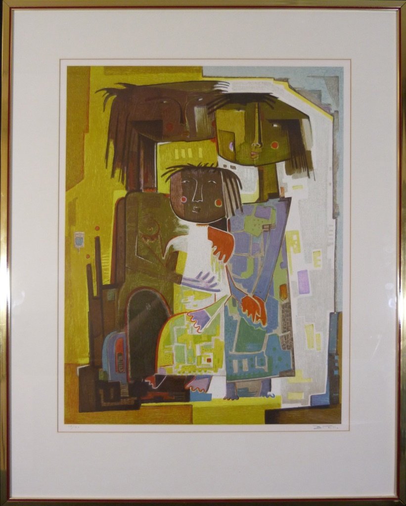 ANGEL BOTELLO LITHOGRAPH SIGNED & NUMBERED 117/150 (1 of 6)