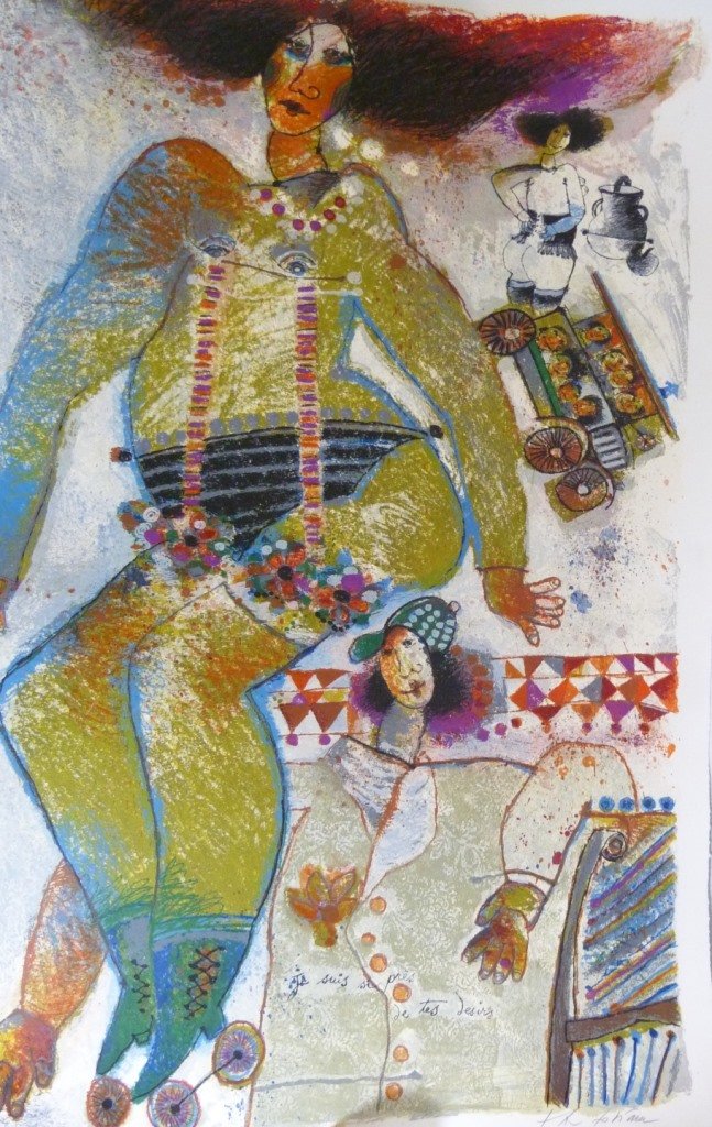 THEO TOBIASSE SIGNED AND NUMBERED LITHO (1 of 6)