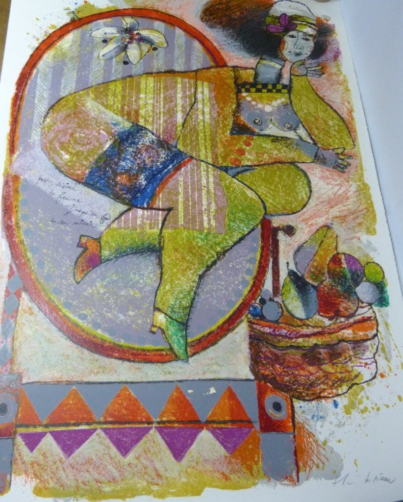 THEO TOBIASSE SIGNED AND NUMBERED LITHOGRAPH (1 of 6)