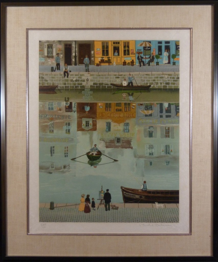 MICHEL DELACROIX LITHOGRAPH SIGNED 116/150 (1 of 5)