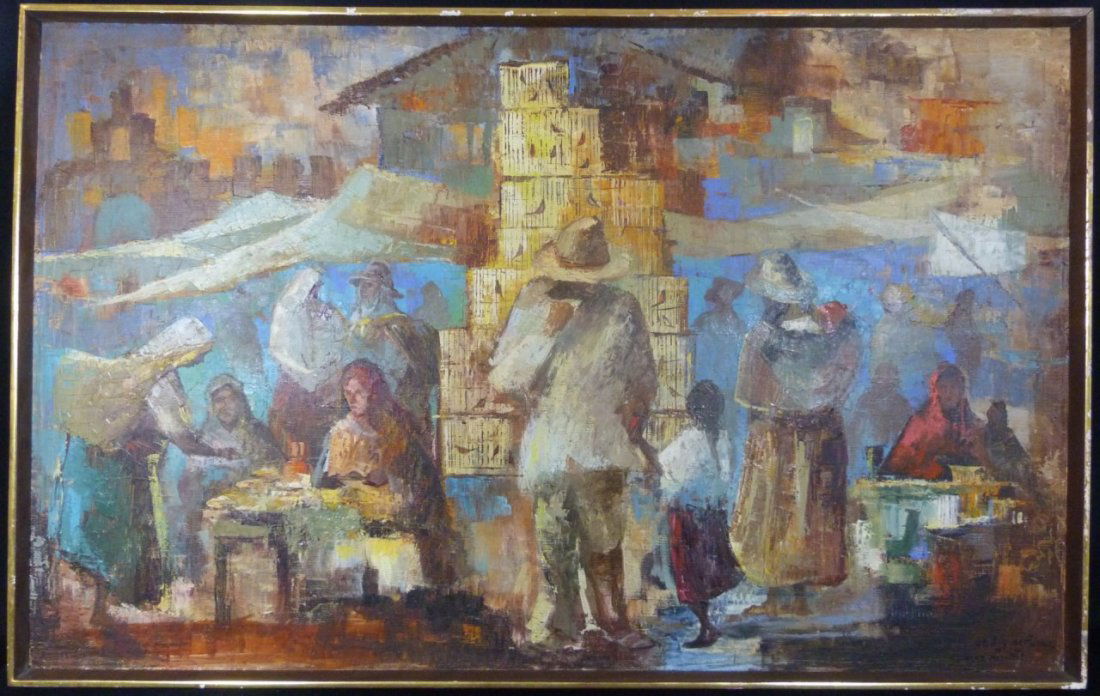 ANTONIO VASQUEZ PARRA MEXICAN OIL PAINTING (1 of 5)