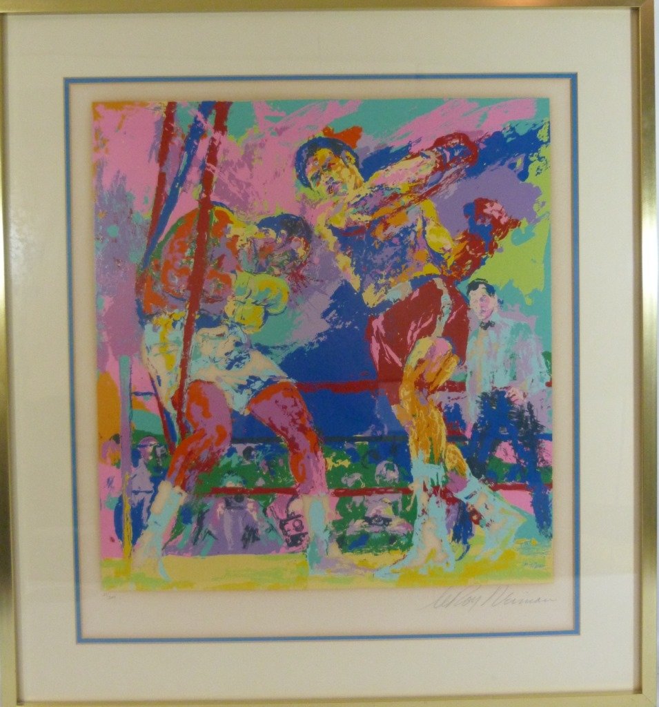 LEROY NIEMAN FRAZIER FORMAN JAMAICA SERIGRAPH (1 of 6)