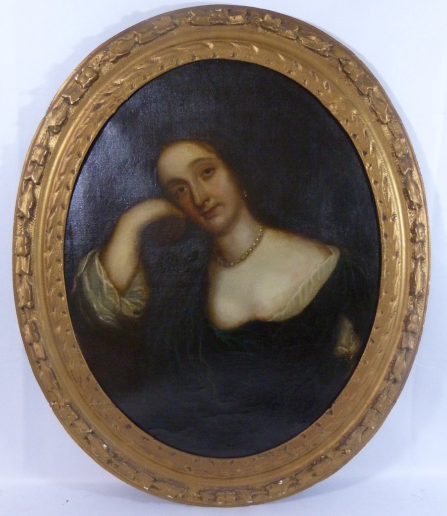 18TH C ENGLISH SCHOOL OIL PAINTING PORTRAIT (1 of 3)