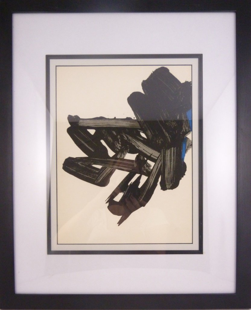 PIERRE SOULAGES LITHOGRAPH (1 of 4)