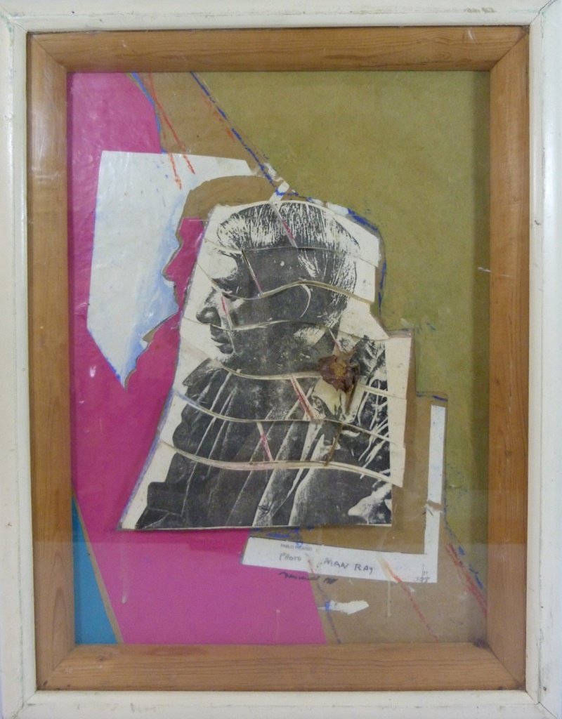 MAN RAY MIXED MEDIA ON BOARD (1 of 6)