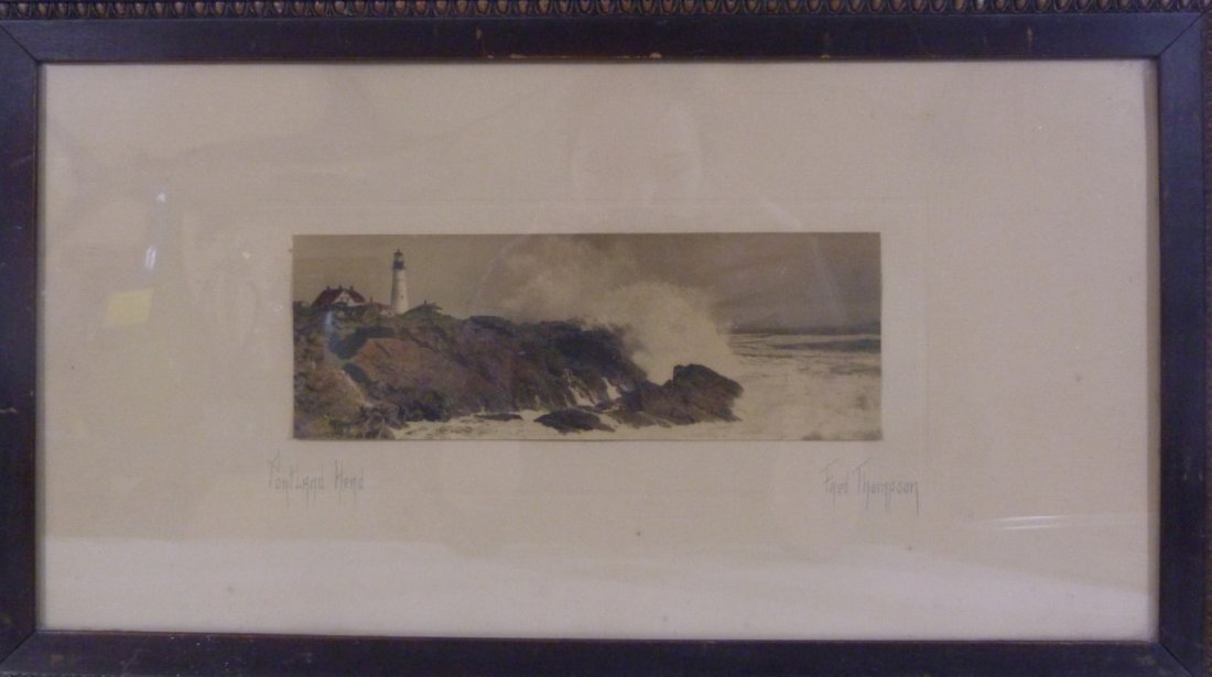 FRED THOMPSON "PORTLAND HEAD" COLORED ETCHING (1 of 6)