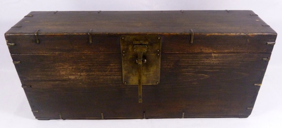 CONTINENTAL ANTIQUE WOOD SCROLL BOX (1 of 5)