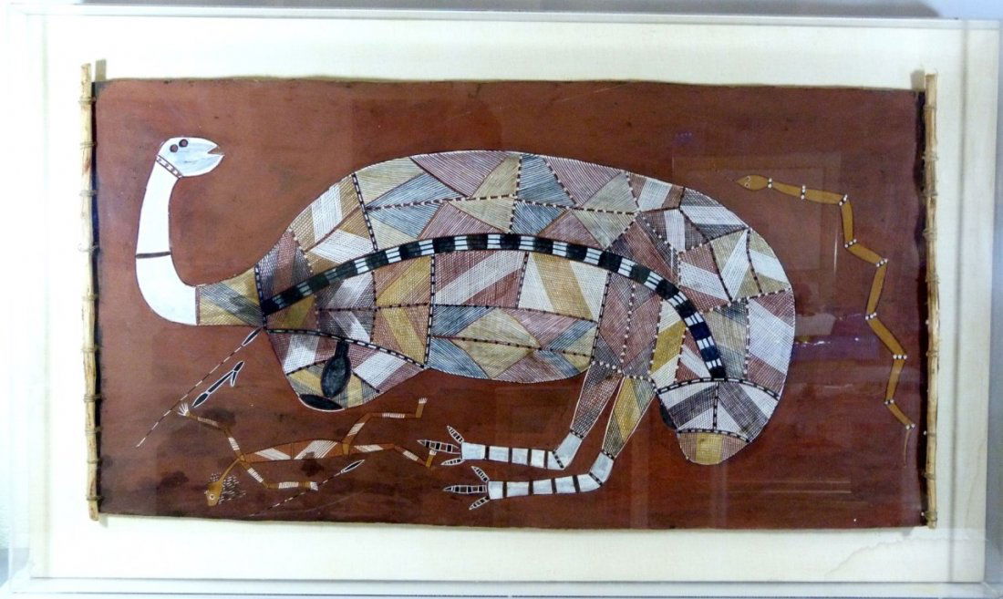 GEORGE DJAYH-GURRNA ABORIGINAL PAINTING (1 of 4)