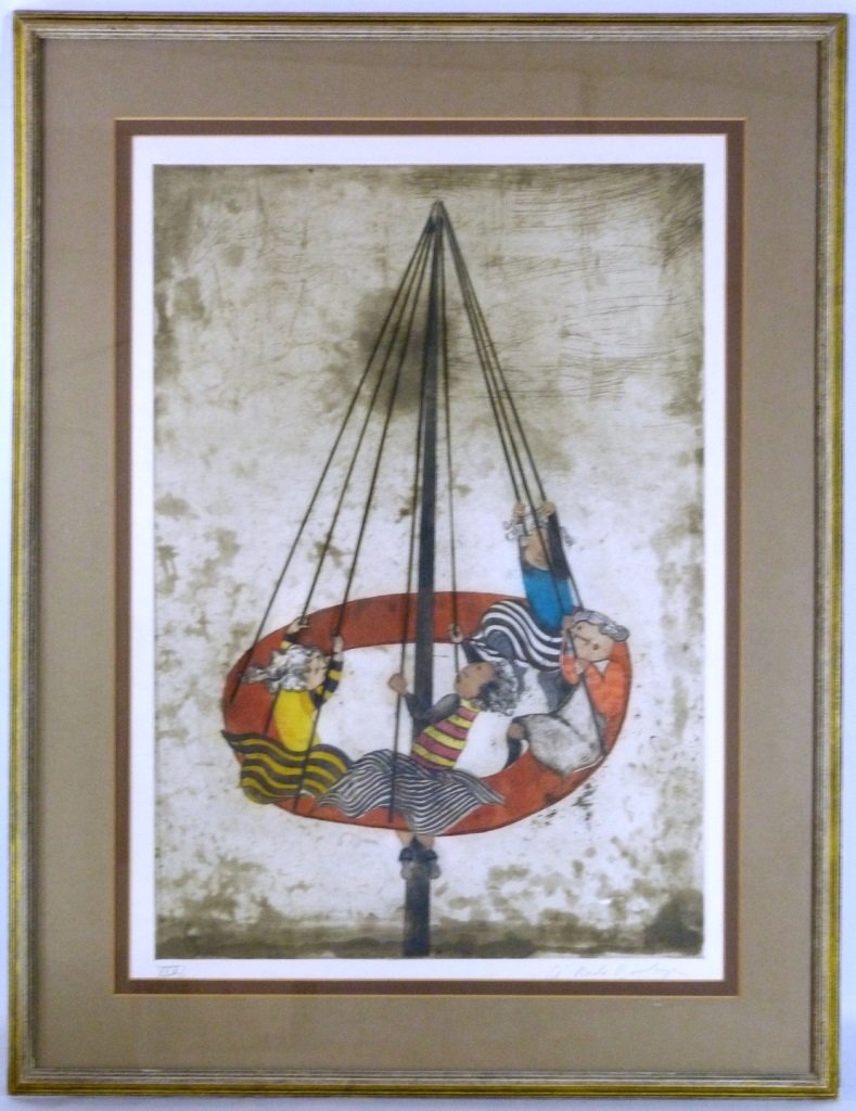 BOULANGER "THE SUNDAYS OF JULIET" LITHOGRAPH (1 of 6)