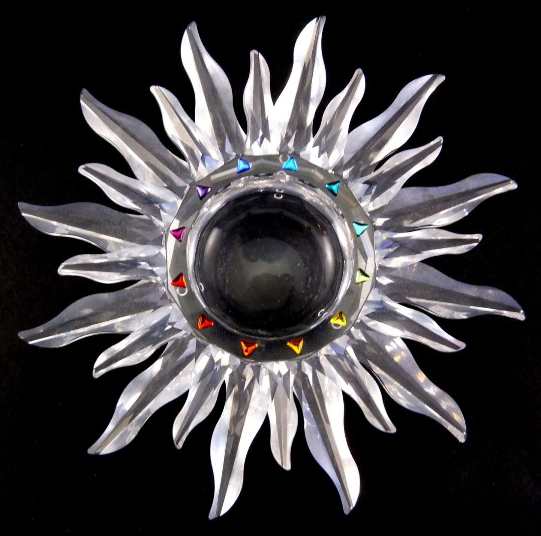 SWAROVSKI CRYSTAL SOLARIS CANDLE HOLDER w BOX (1 of 8)