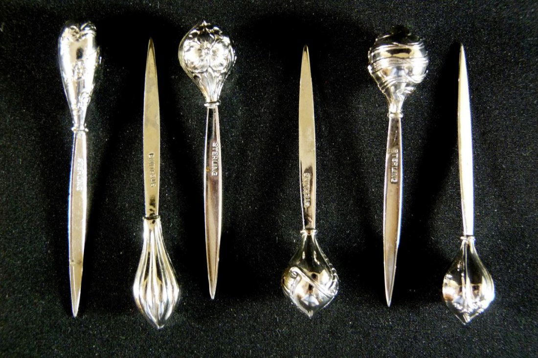 6 STERLING SILVER CORN COB PICKS (1 of 4)