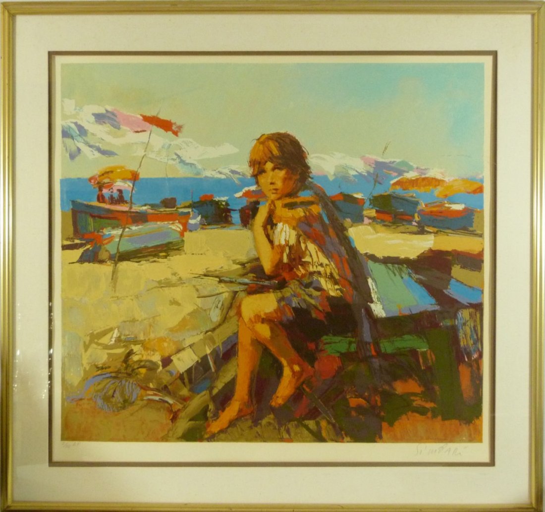 NICOLA SIMBARI "MARCO" SIGNED & NUMBERED SERIGRAPH (1 of 7)