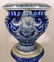 EARLY GERMAN STONEWARE LARGE JARDINIERE w PEDESTAL - 6