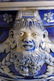 EARLY GERMAN STONEWARE LARGE JARDINIERE w PEDESTAL - 9