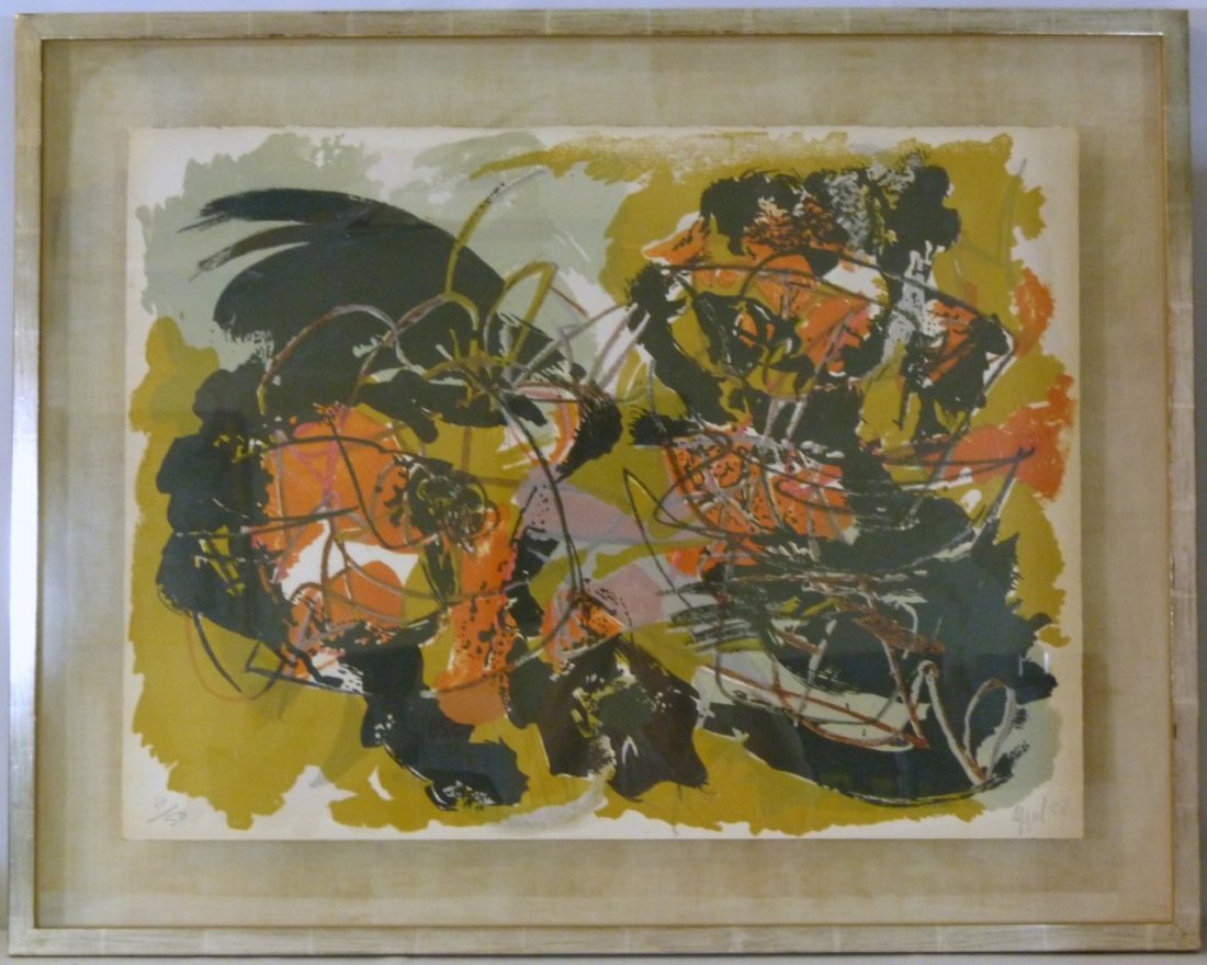 KAREL APPEL LITHOGRAPH SIGNED & NUMBERED 6/50 (1 of 5)