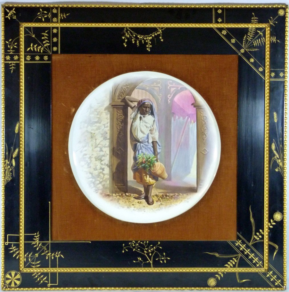 CREIL MONTEREAU LARGE PORCELAIN CHARGER (1 of 9)