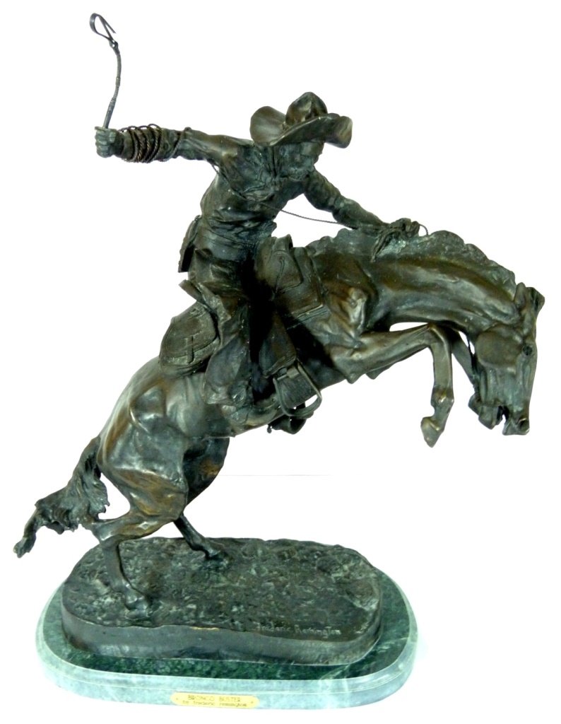 FREDERIC REMINGTON "BRONCO BUSTER" BRONZE (1 of 6)