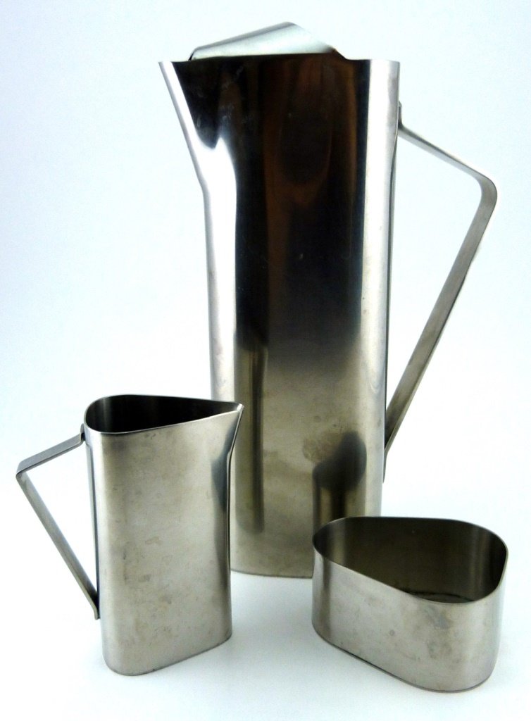 DANISH MID CENTURY STAINLESS COFFEE SERVICE (1 of 10)