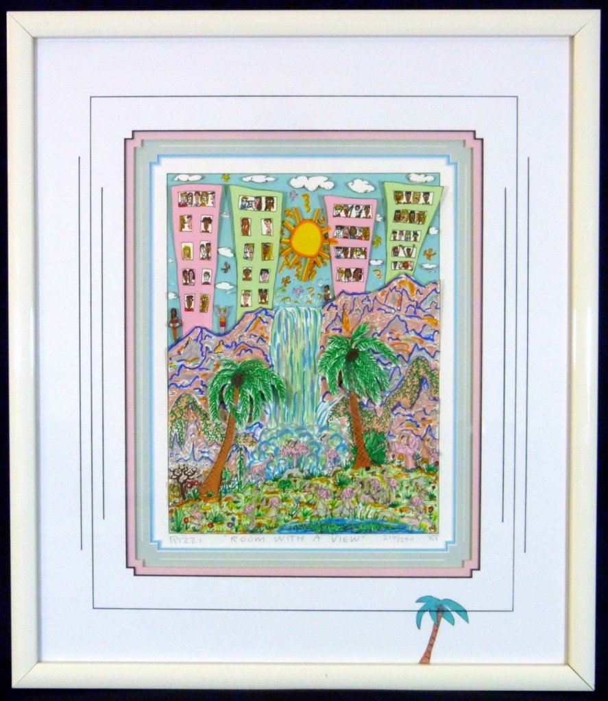 JAMES RIZZI "ROOM WITH A VIEW" 3D SERIGRAPH (1 of 9)