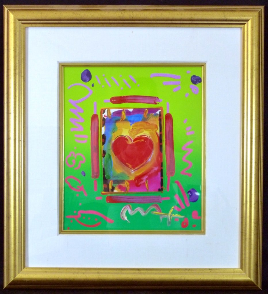 PETER MAX HAND EMBELLISHED MIXED MEDIA SERIGRAPH (1 of 7)