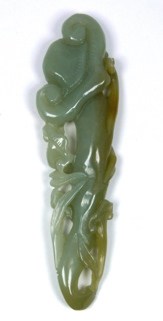 CHINESE HETIAN RUSSET JADE RUYI SCEPTER (1 of 4)