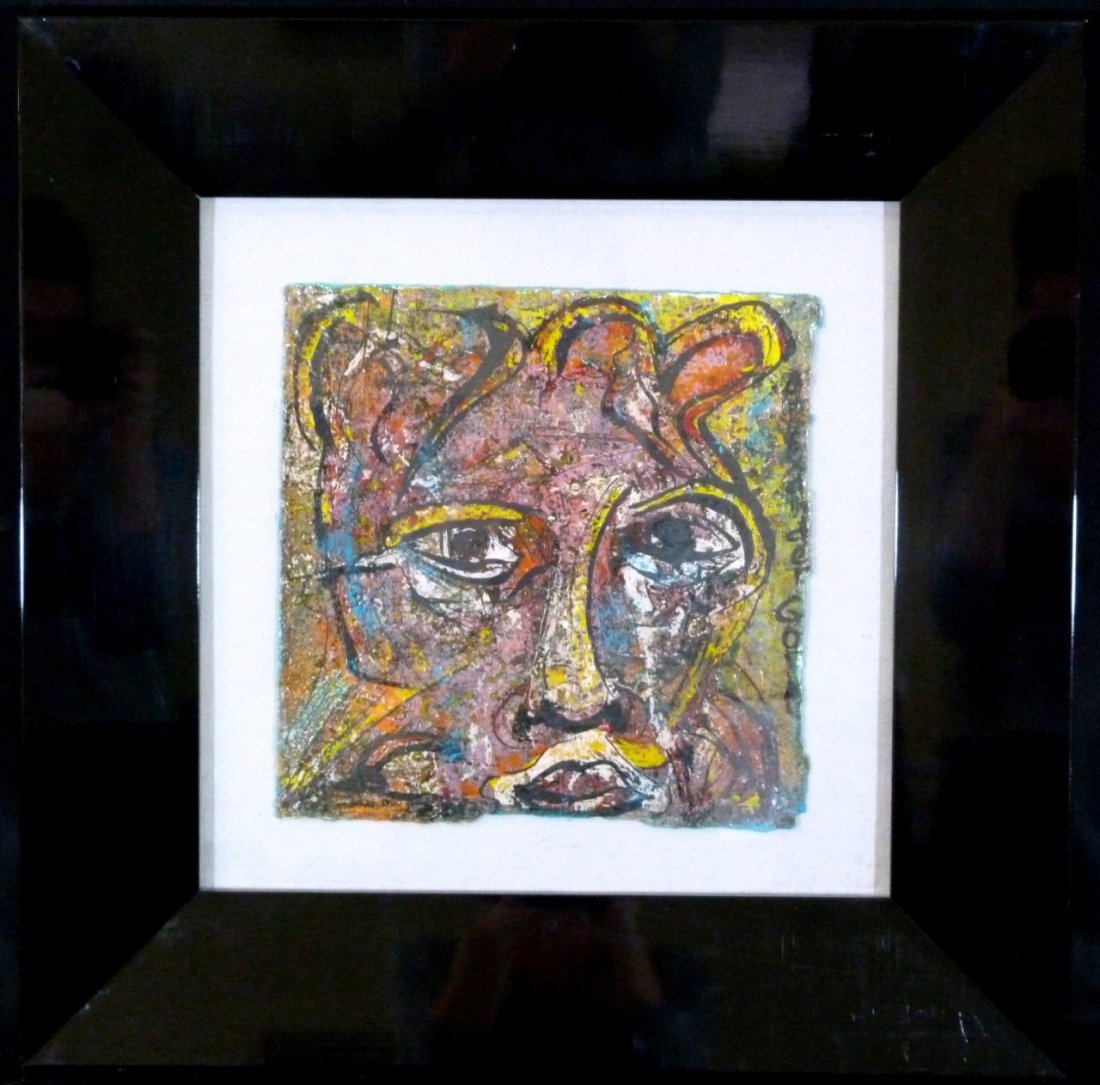 ALEXANDER GORE ABSTRACT OIL PAINTING (1 of 5)