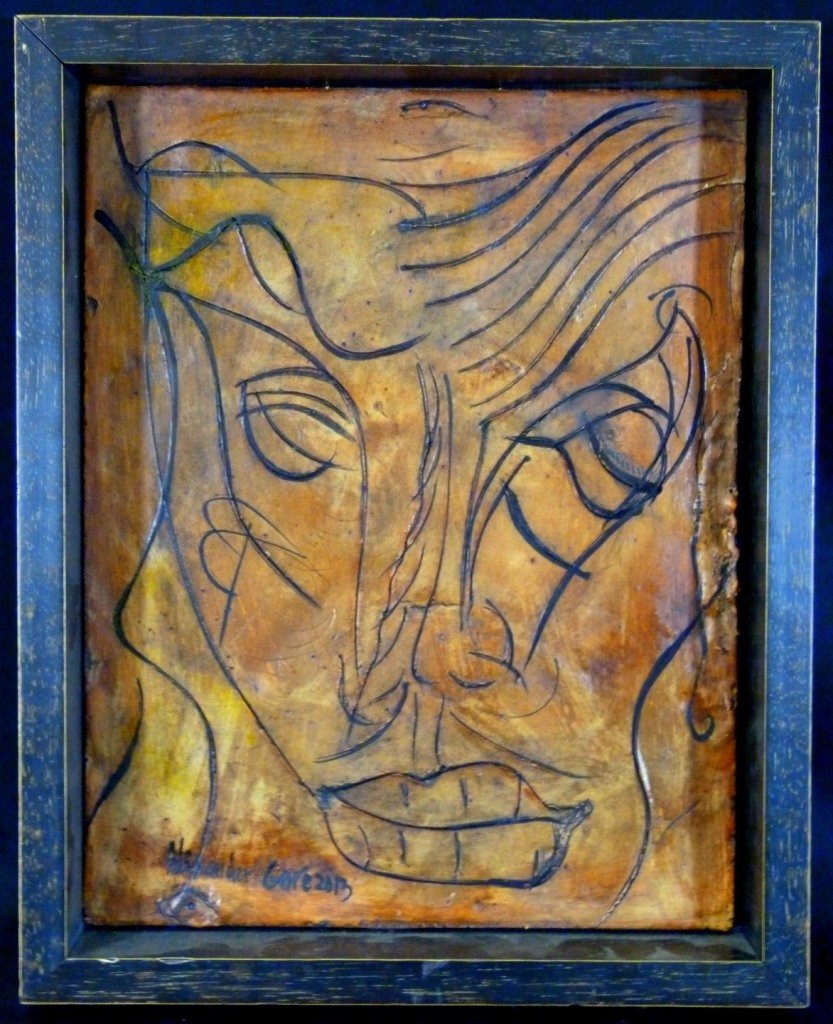 ALEXANDER GORE ABSTRACT OIL PAINTING (1 of 5)