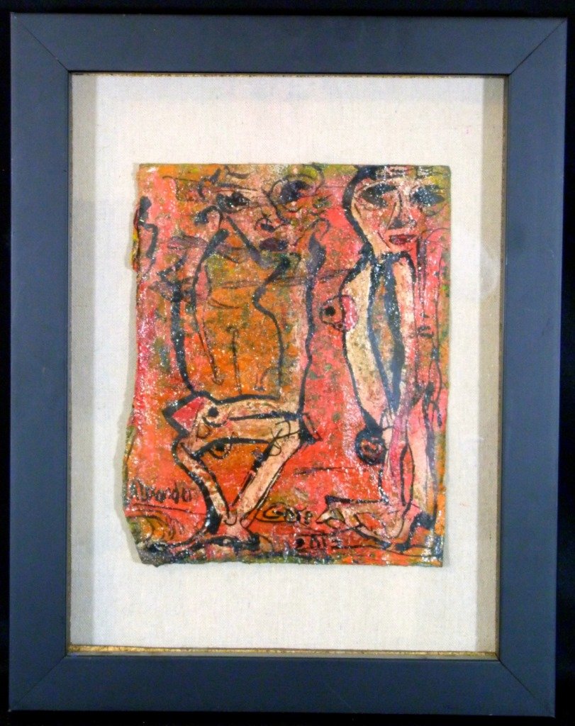 ALEXANDER GORE ABSTRACT OIL PAINTING (1 of 6)