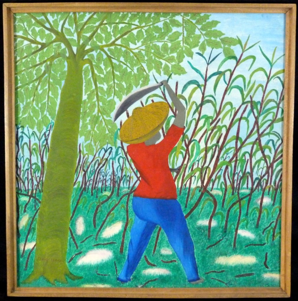 PENIUS LeRICHE OIL PAINTING ON MASONITE (1 of 4)